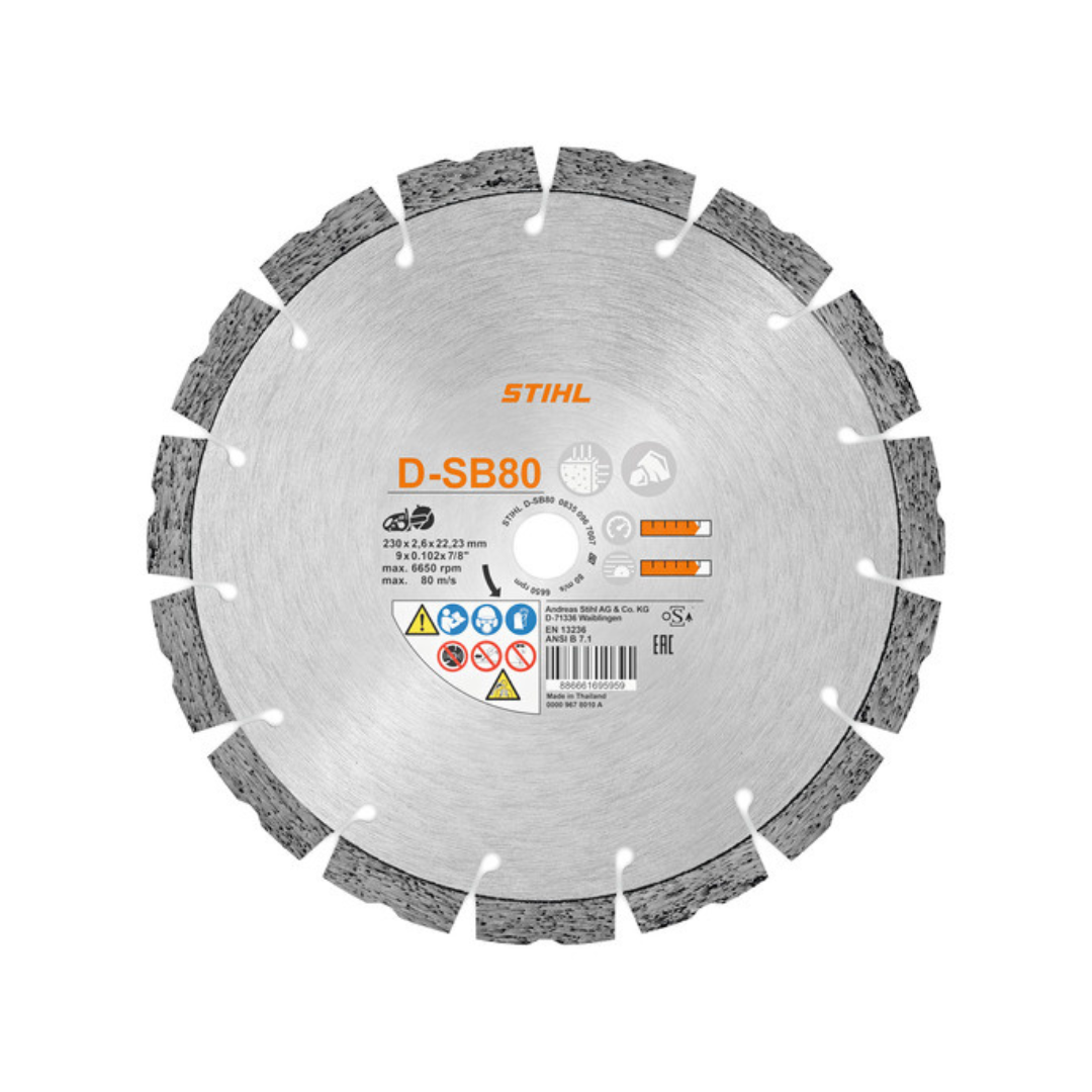 Stihl D-SB80 Diamond Cutting Wheel for Heavy-Duty & Special Uses