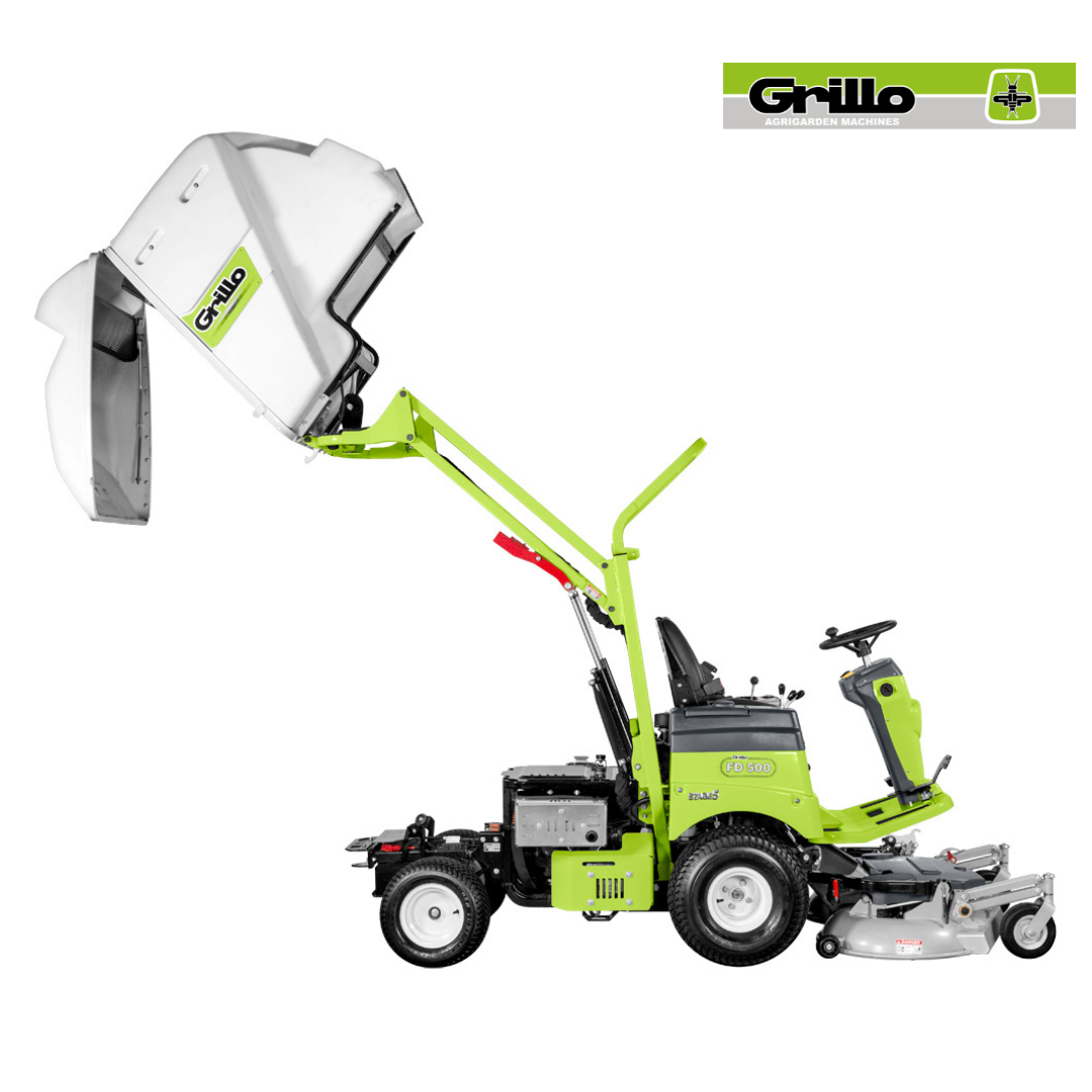 Grillo FD 500 Hydrostatic Out-Front Mower with Collector
