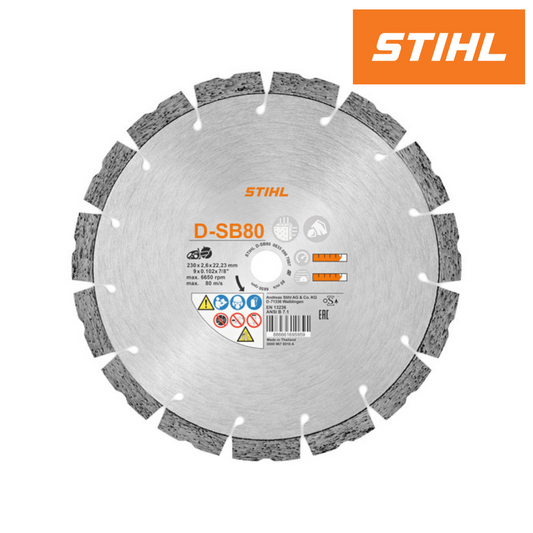 Stihl D-SB80 Diamond Cutting Wheel for Heavy-Duty & Special Uses