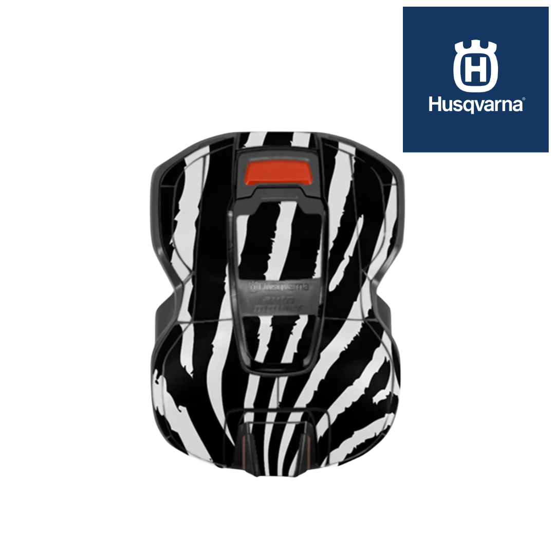 Husqvarna Automower Skin in Zebra