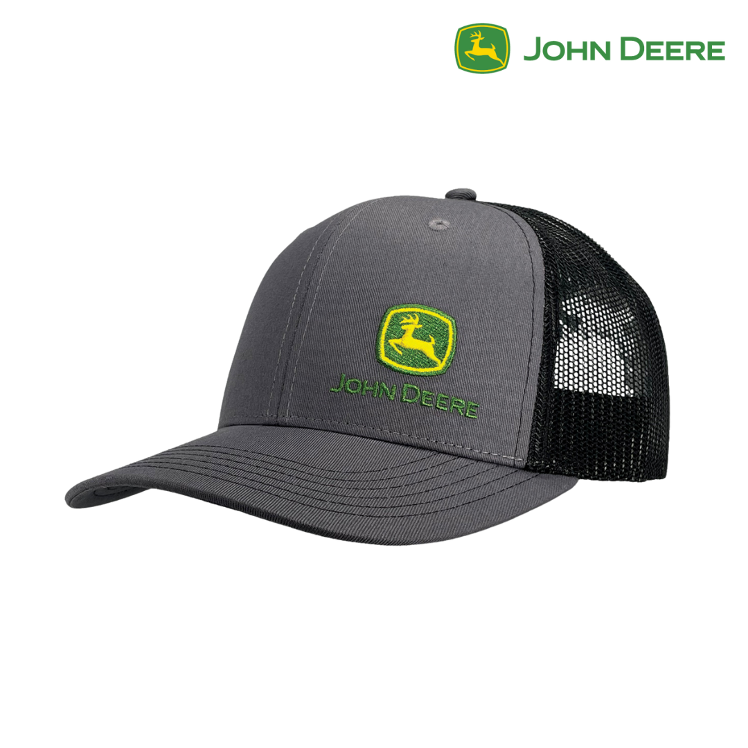 John Deere Adults Cap - Black Mesh